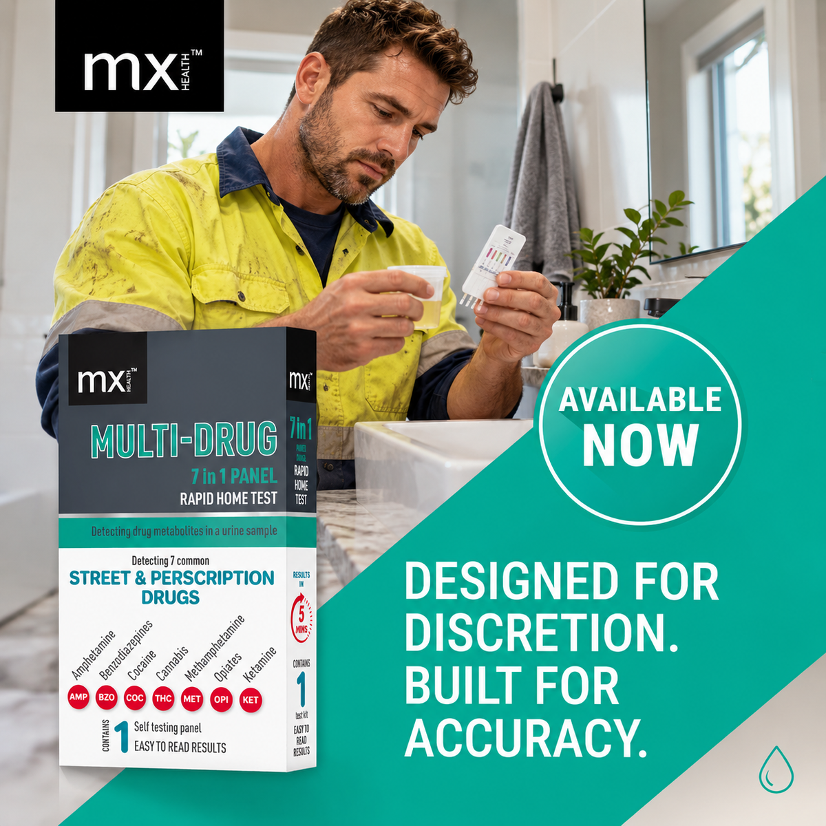 mx Health Drug Test that that tests 7 In 1 Panel Rapid Home Test Kit