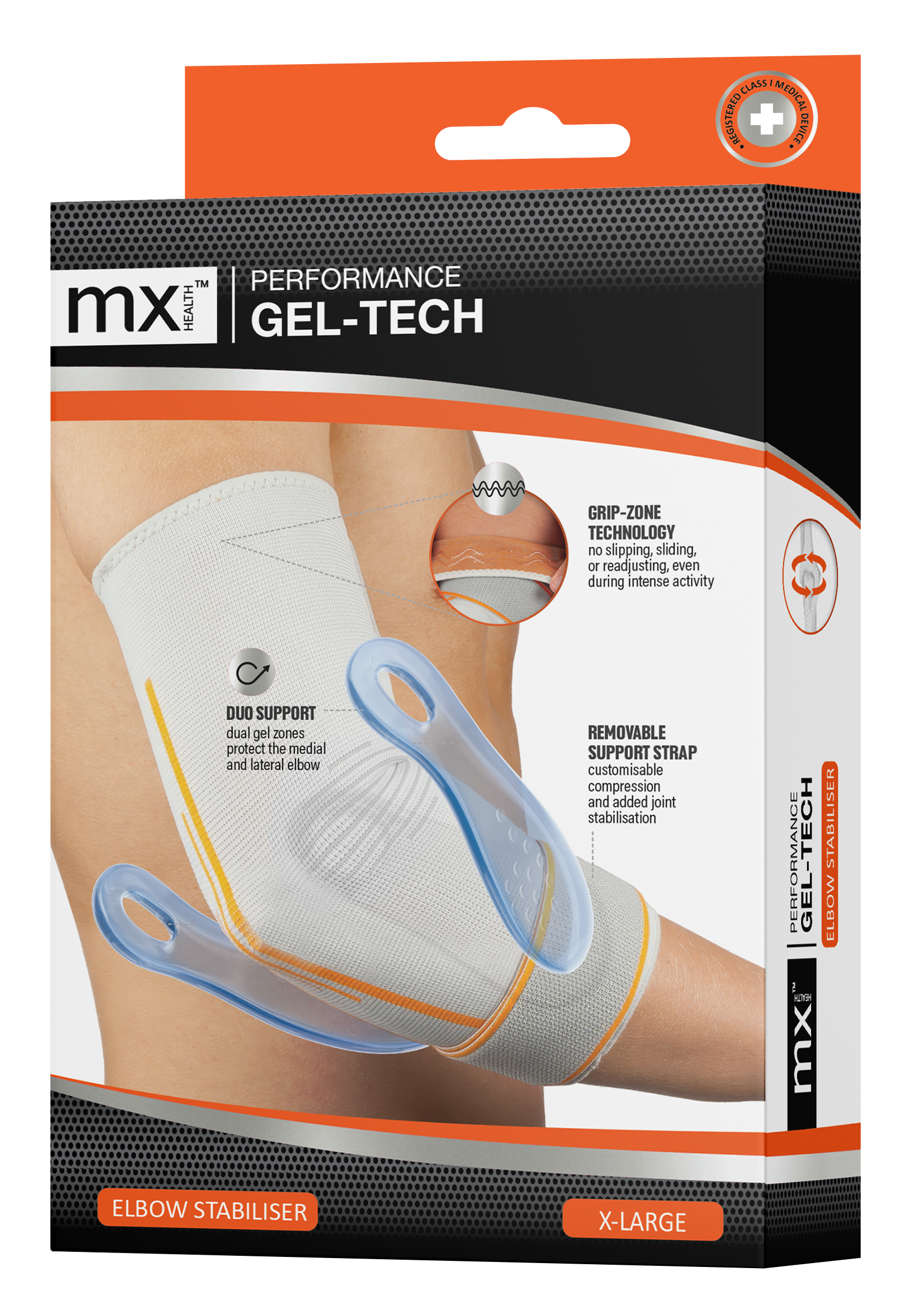 mx Health Performance Gel-Tech Elbow Stabiliser