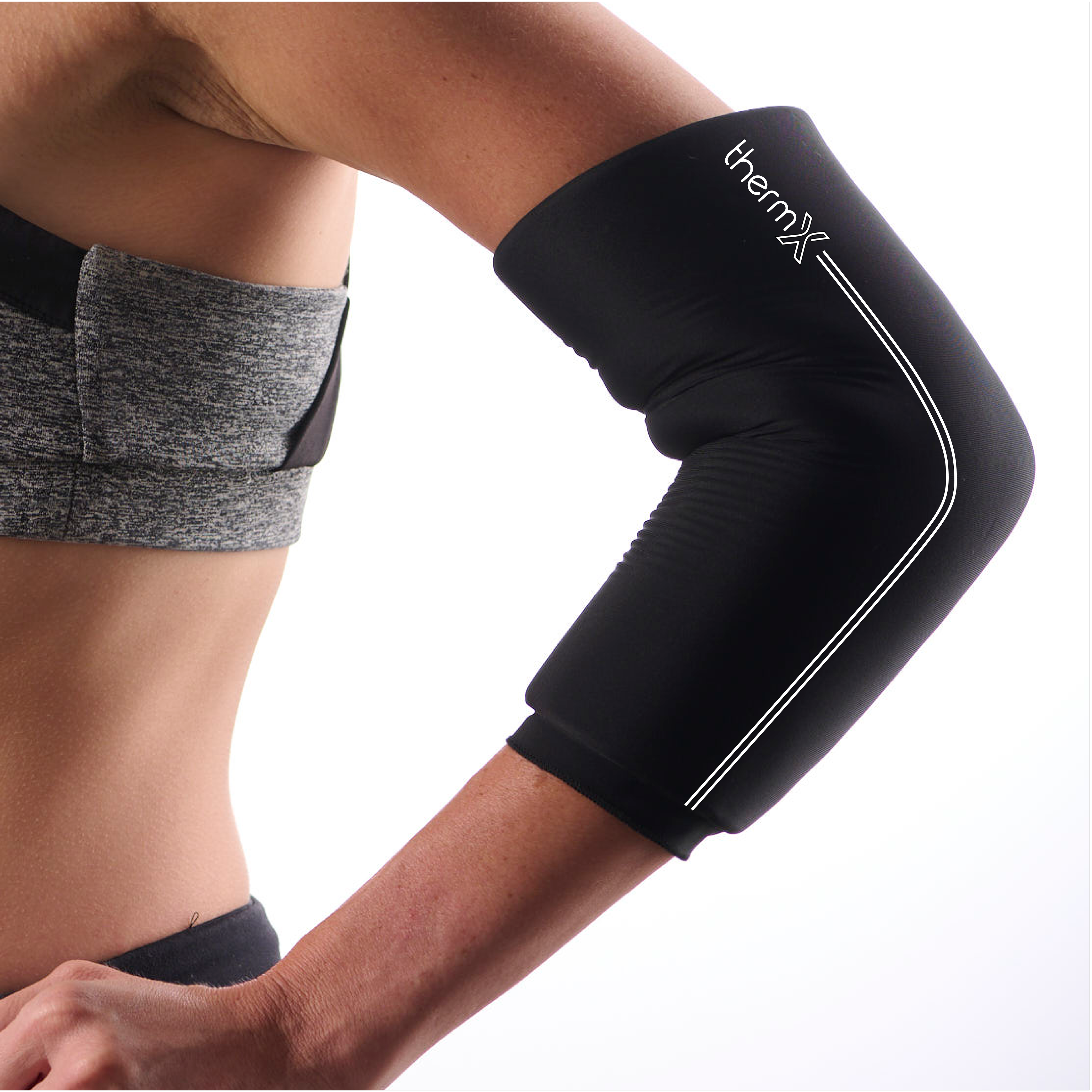 ThermX Thermal Gel Sleeve — Reusable Hot & Cold Compression for Knee, Thigh, Calf & Elbow (S/M/L/XL)