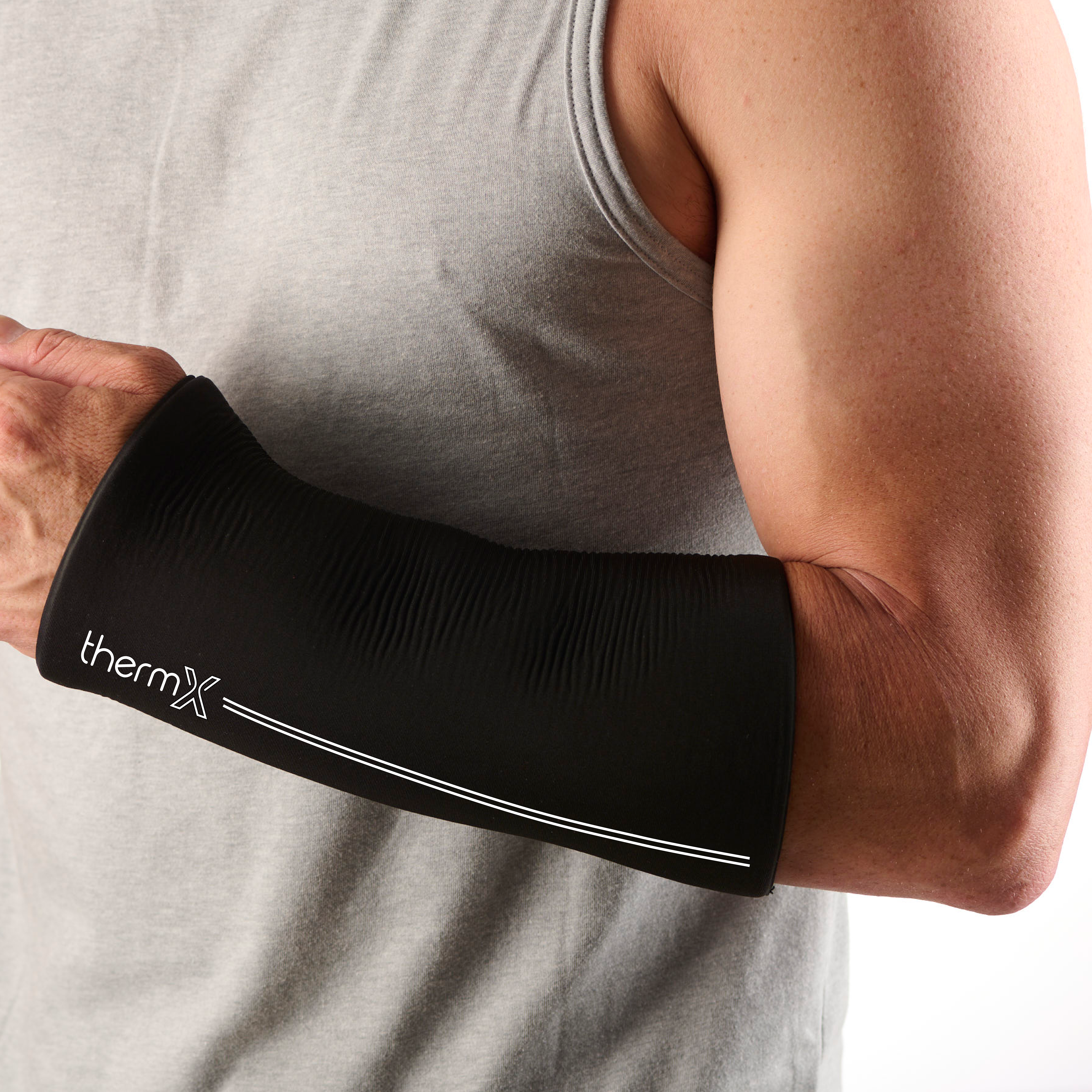 ThermX Thermal Gel Sleeve — Reusable Hot & Cold Compression for Knee, Thigh, Calf & Elbow (S/M/L/XL)