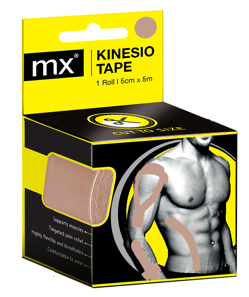 mxHealth Kinesiology Tape (5cm x 5M) _Beige