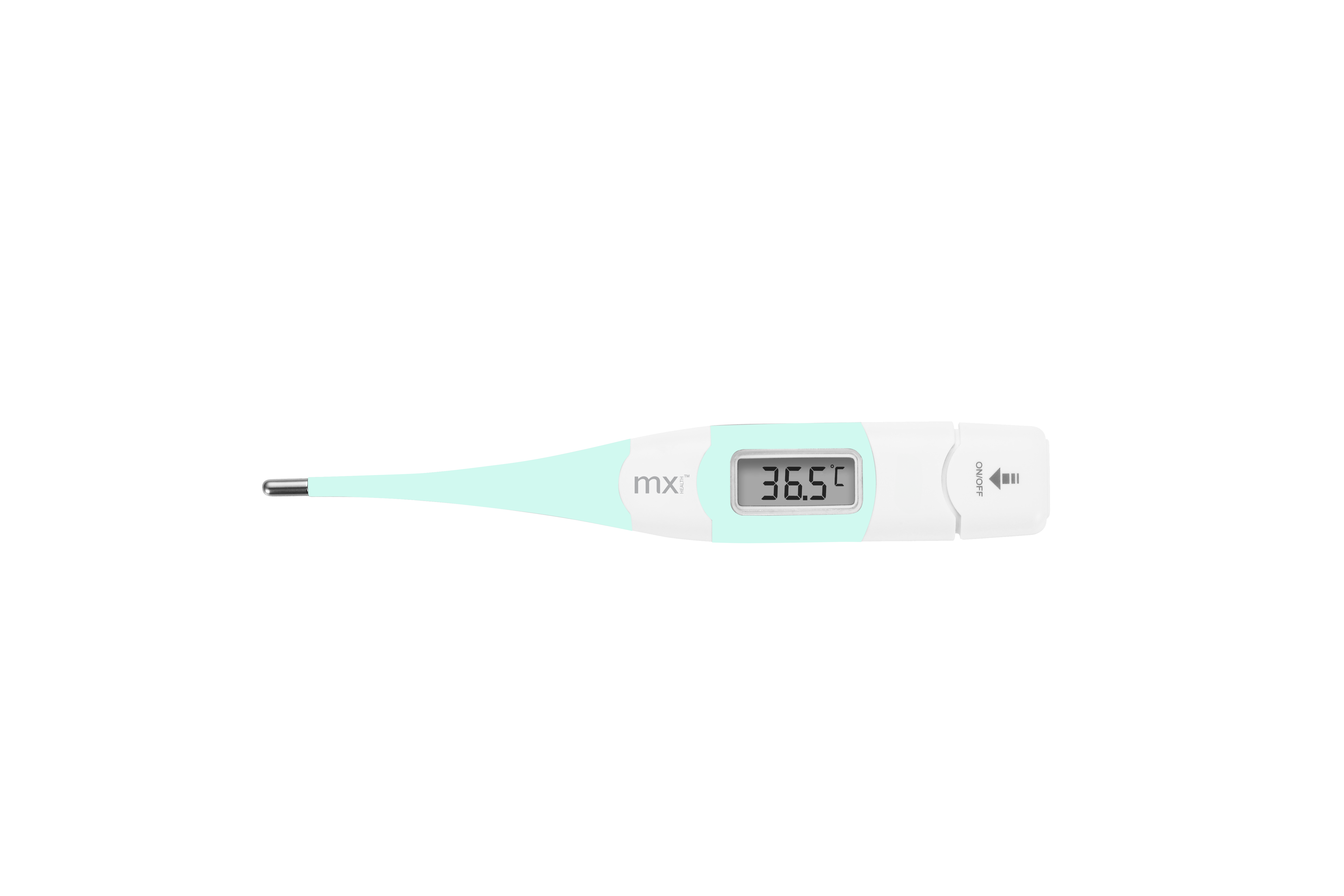 mx Health Flexi-Tip Digital Thermometer - Powder Blue