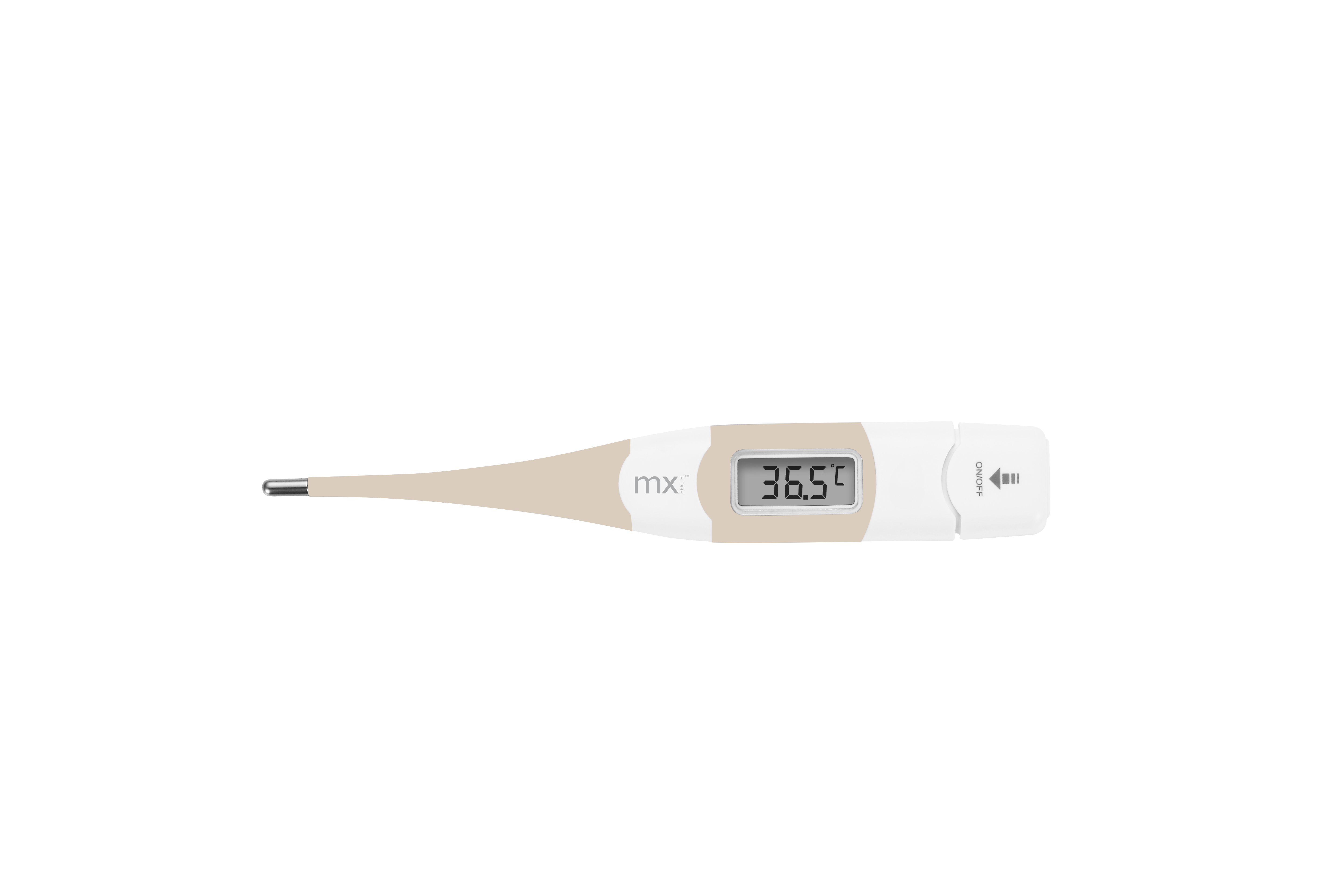 mx Health Flexi-Tip Digital Thermometer - Sand