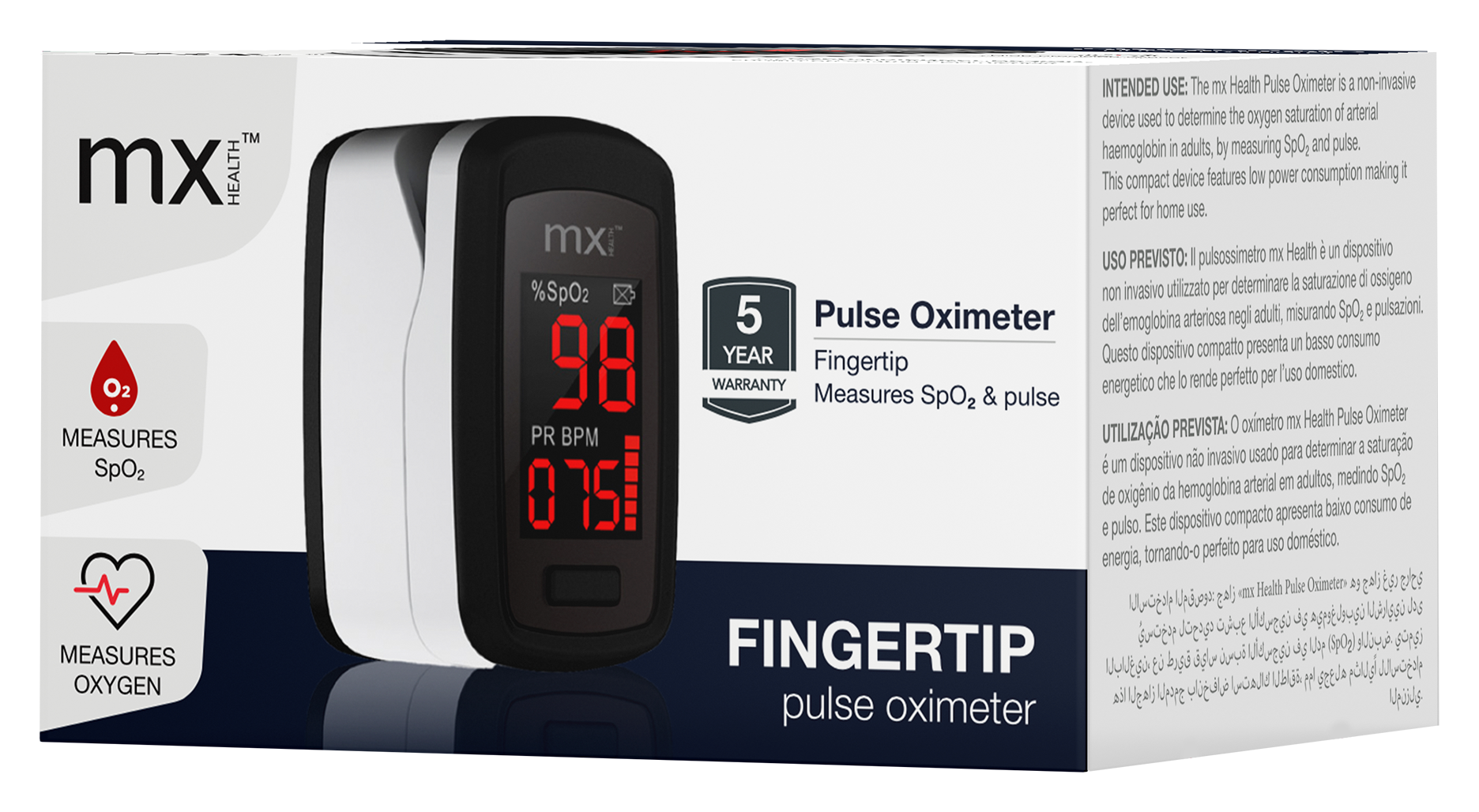 MX Health Pulse Oximeter