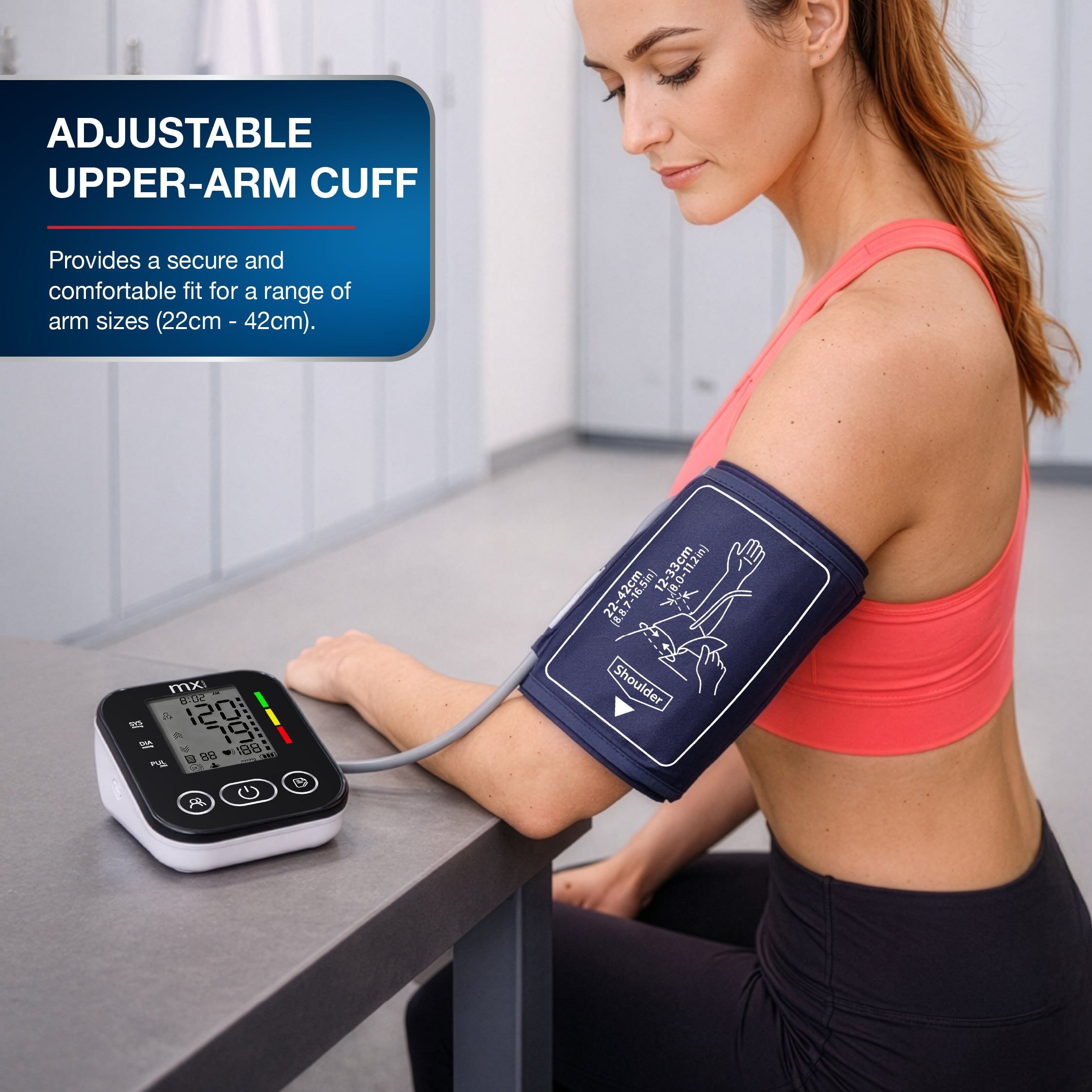 mx Health Lite Digital Blood Pressure Monitor