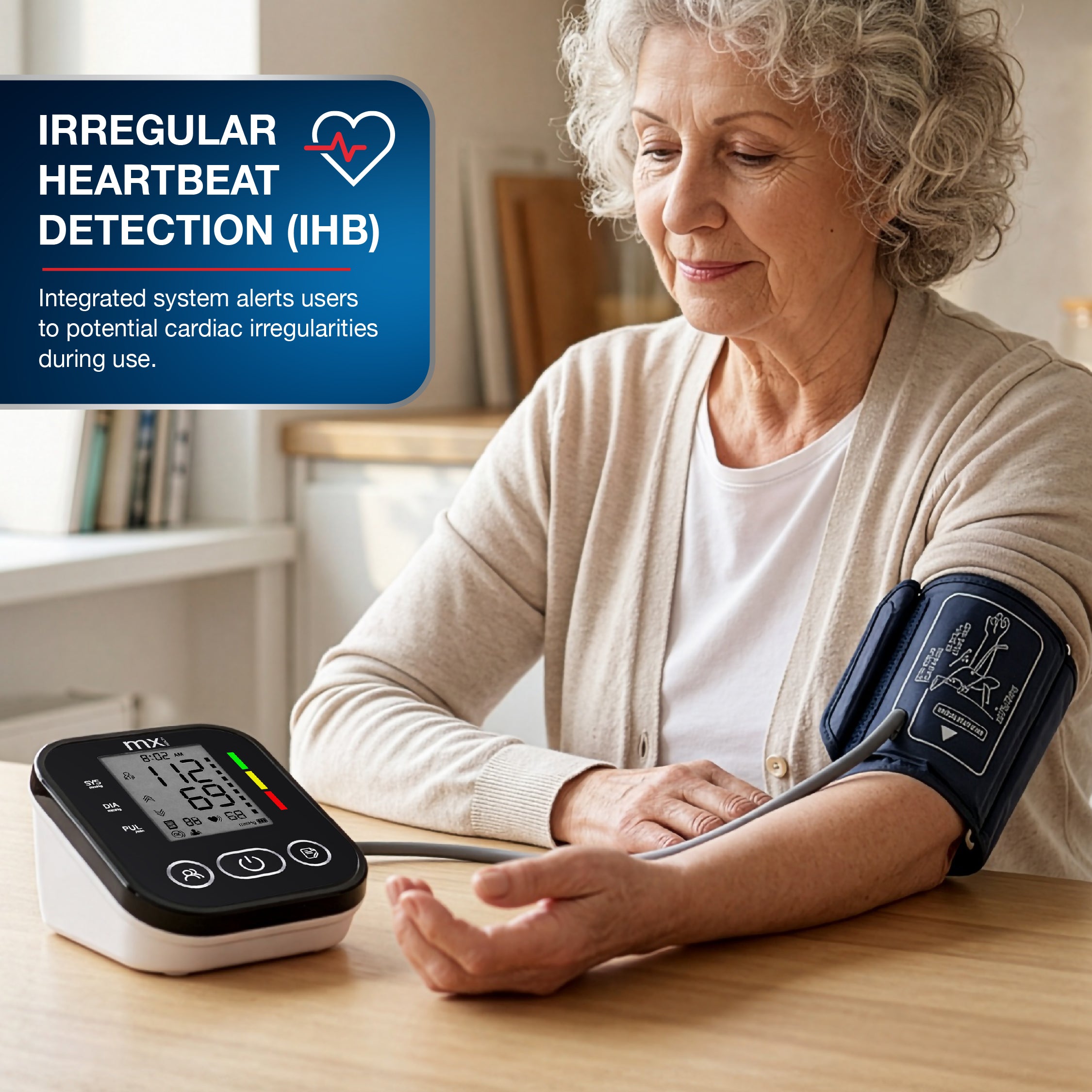 mx Health Lite Digital Blood Pressure Monitor