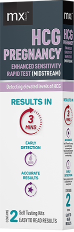 mx Health Early Detection Pregnancy Rapid Home Test Kit