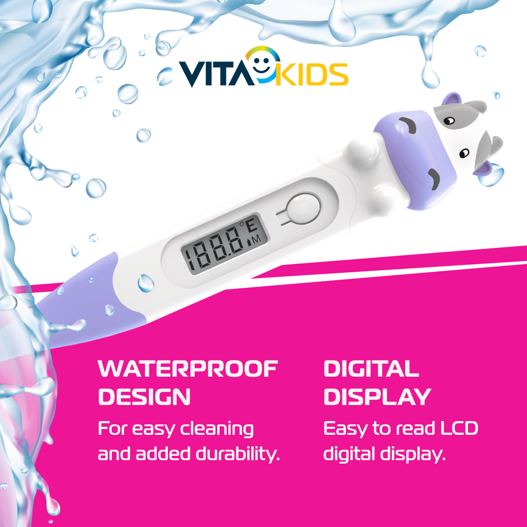 VitaKids Mini Digital Thermometer - Cow