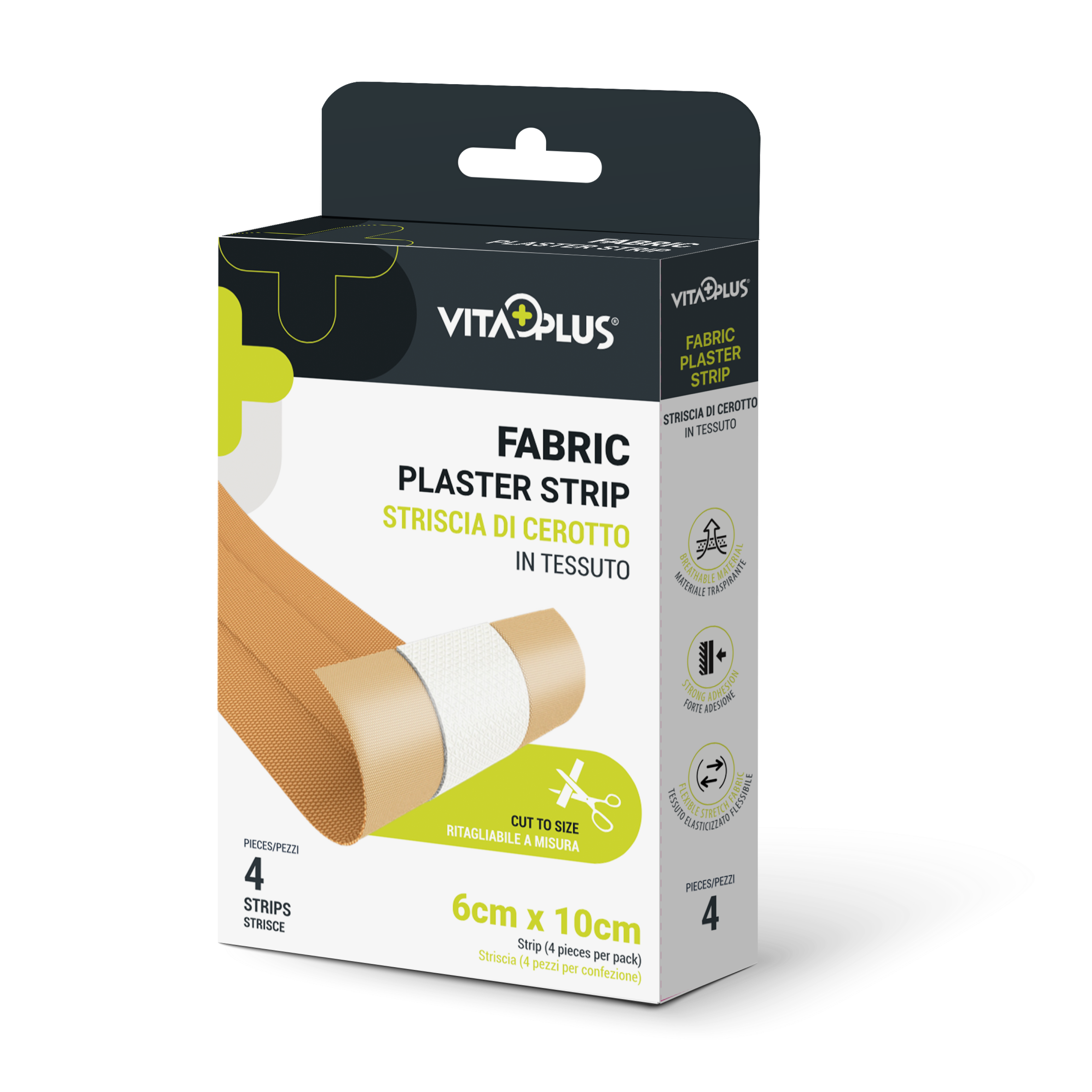 VitaPlus Fabric Strip Plasters (4PCS)