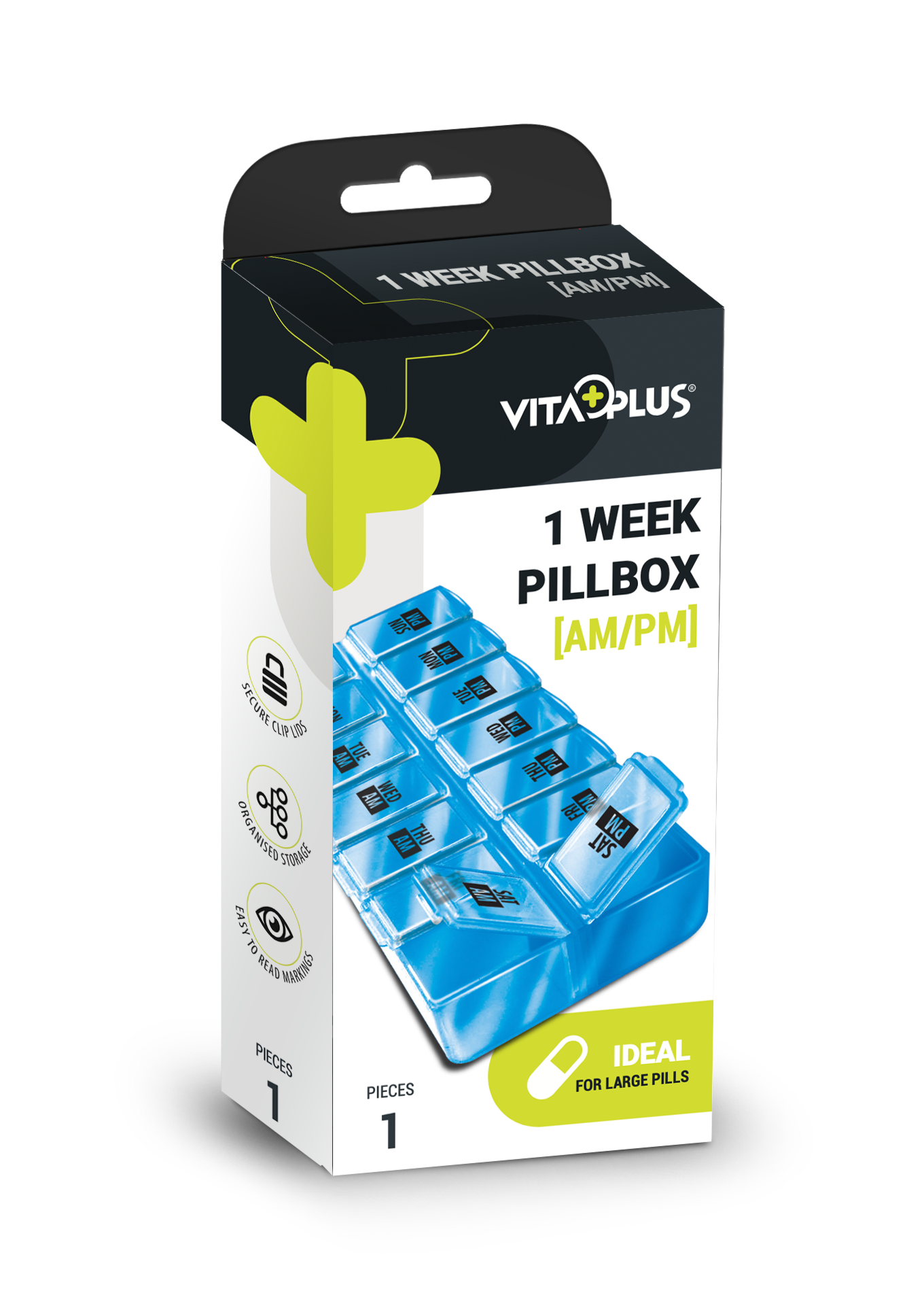 VitaPlus Pill Box Seven Day (AM/PM)