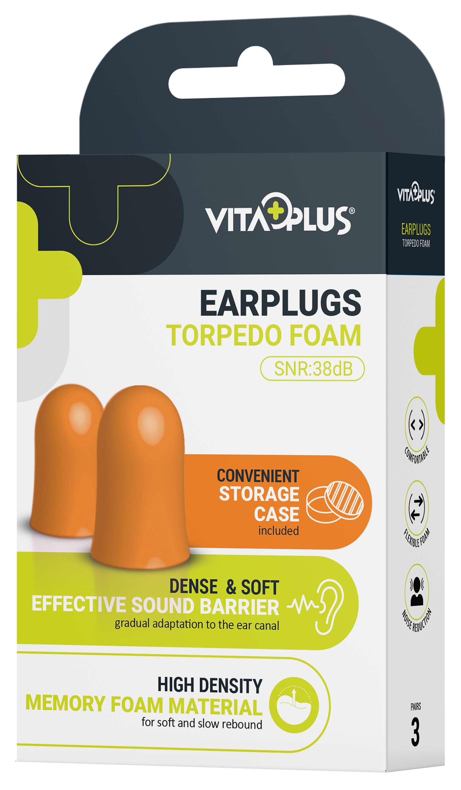 VitaPlus Earplugs (3 Pairs)