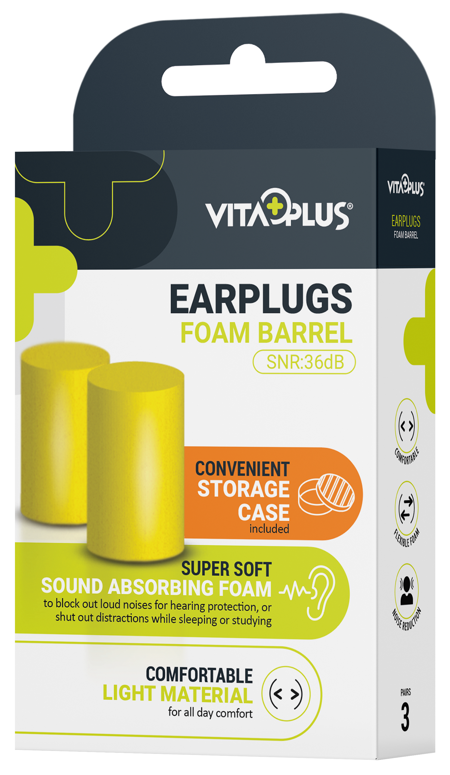 VitaPlus Earplugs (3 Pairs)