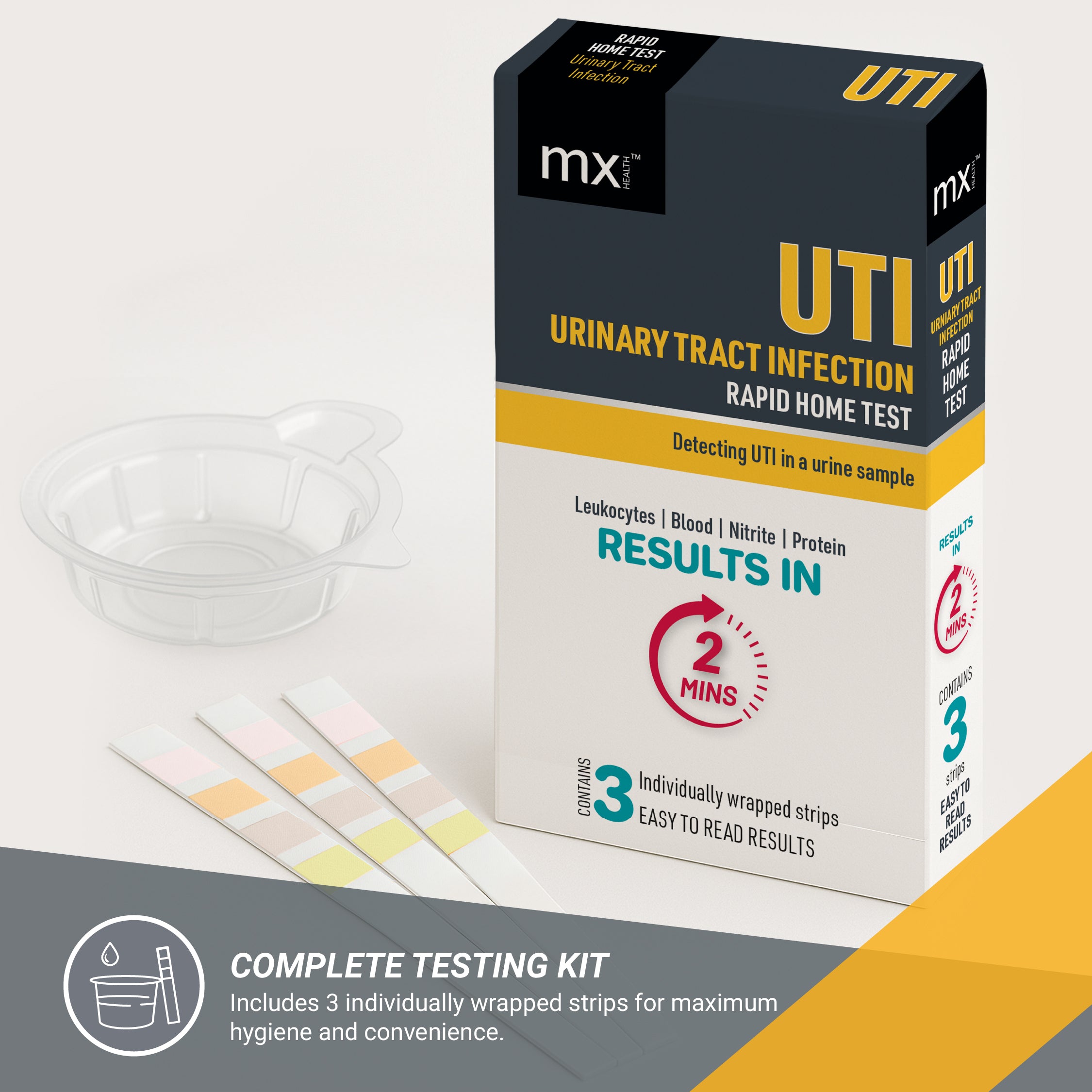 mx Health Urinary Tract Infection UTI Test Kit