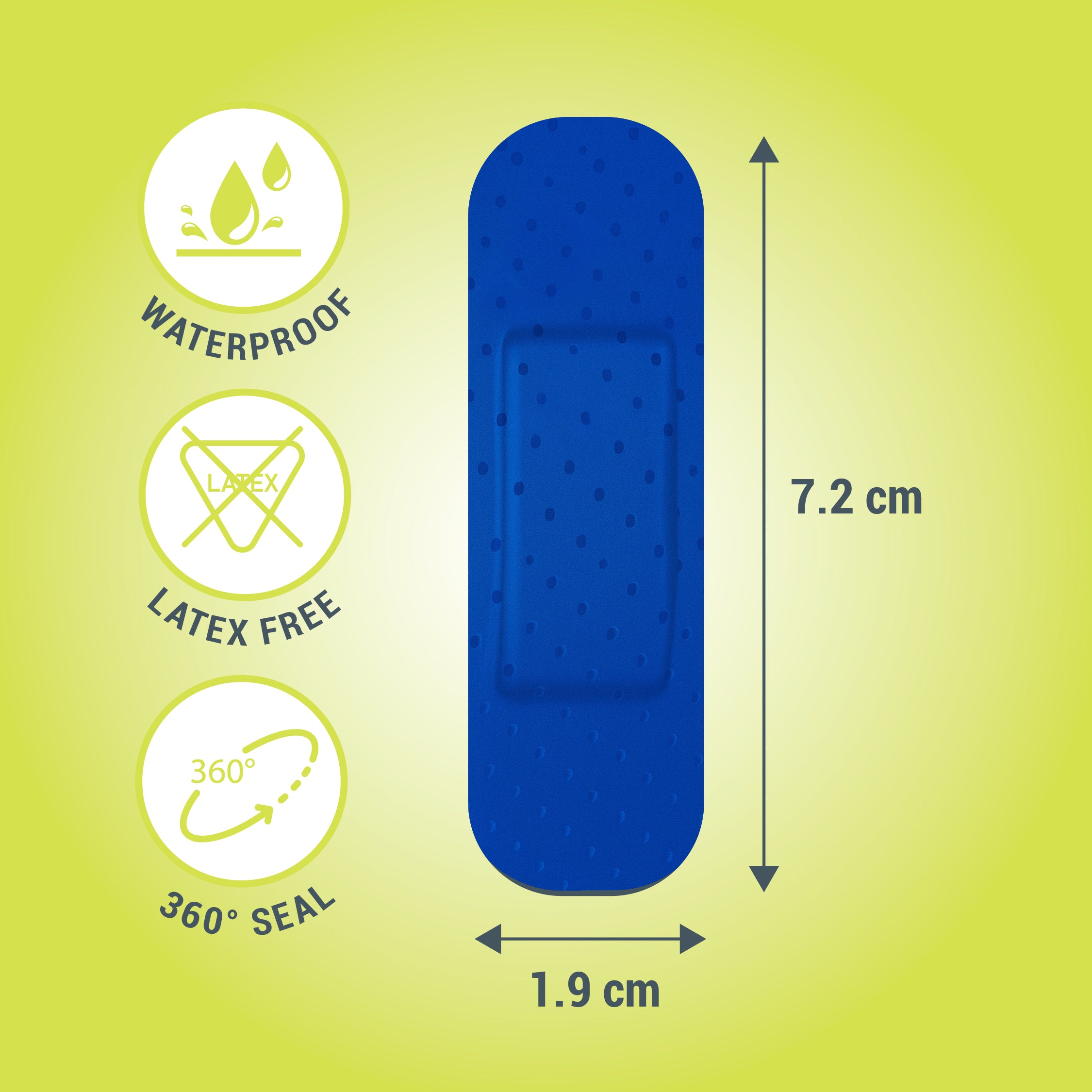 VitaPlus Blue Plasters Bulk (100PCS)