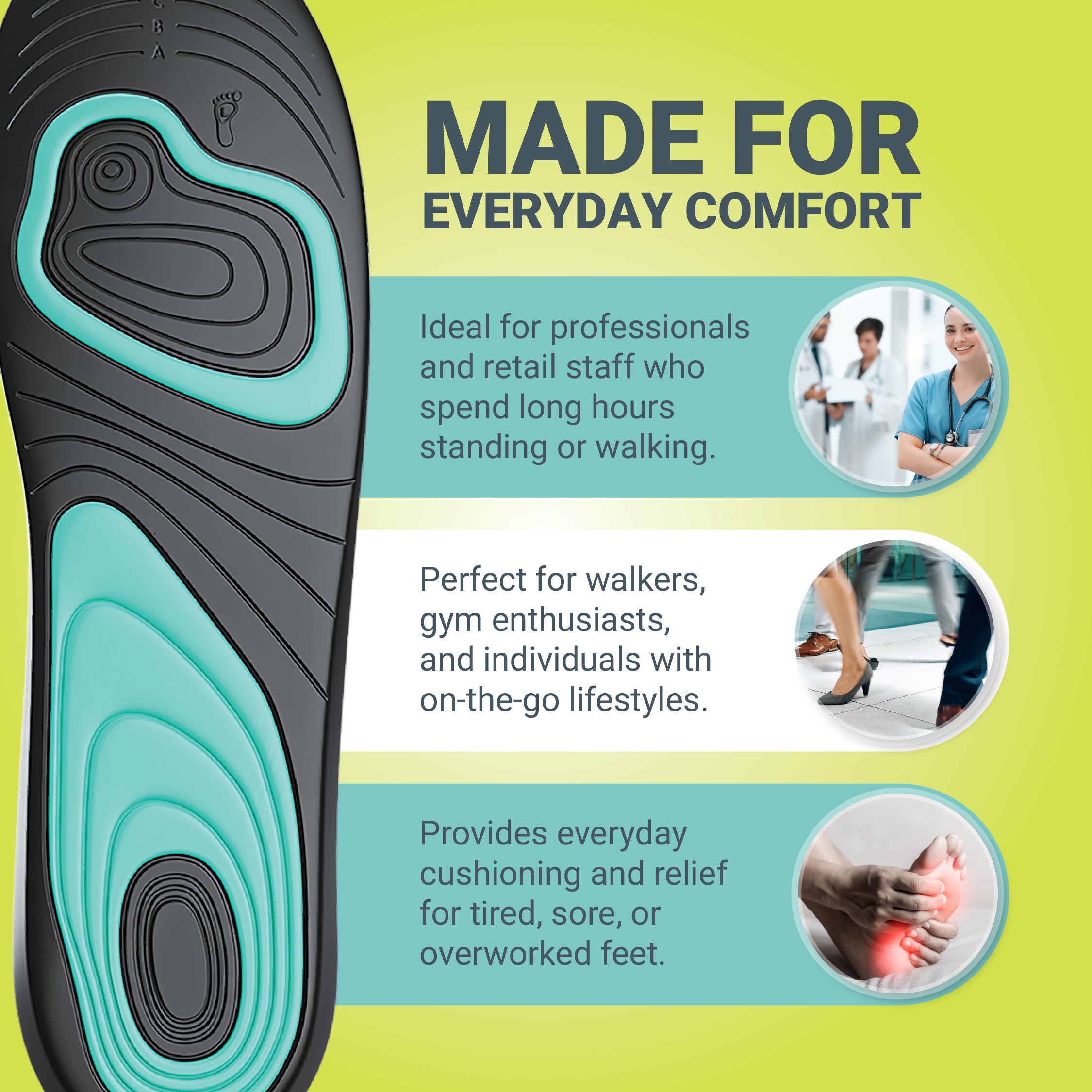 VitaPlus Everyday Comfort Gel Insole
