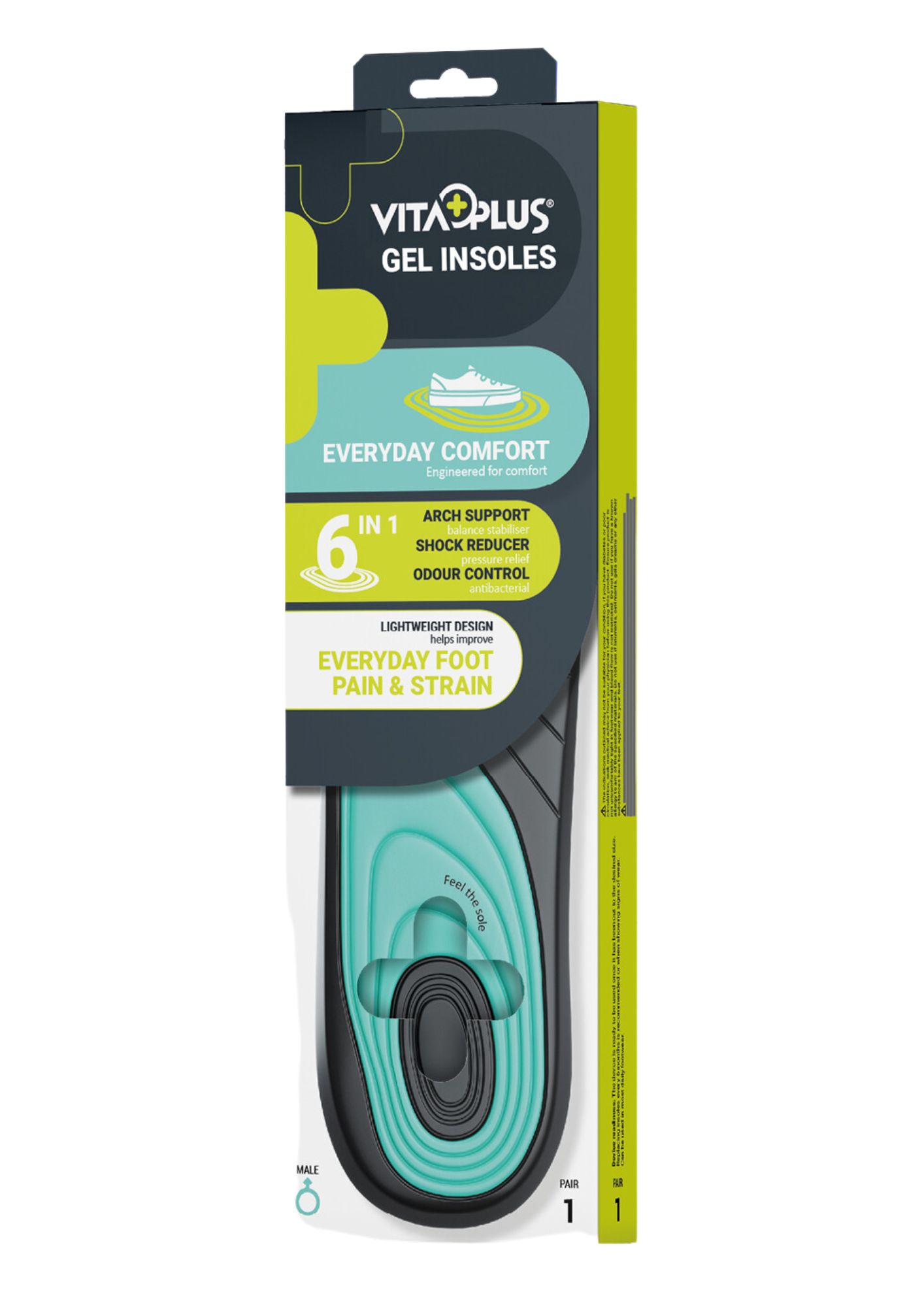 VitaPlus Everday Comfort Gel Insole