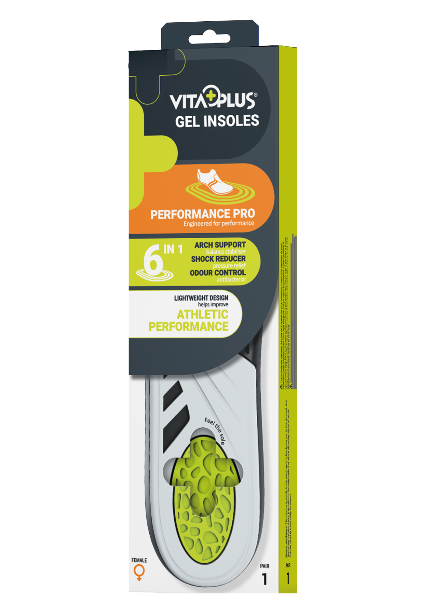 VitaPlus Performance Pro Gel Insole