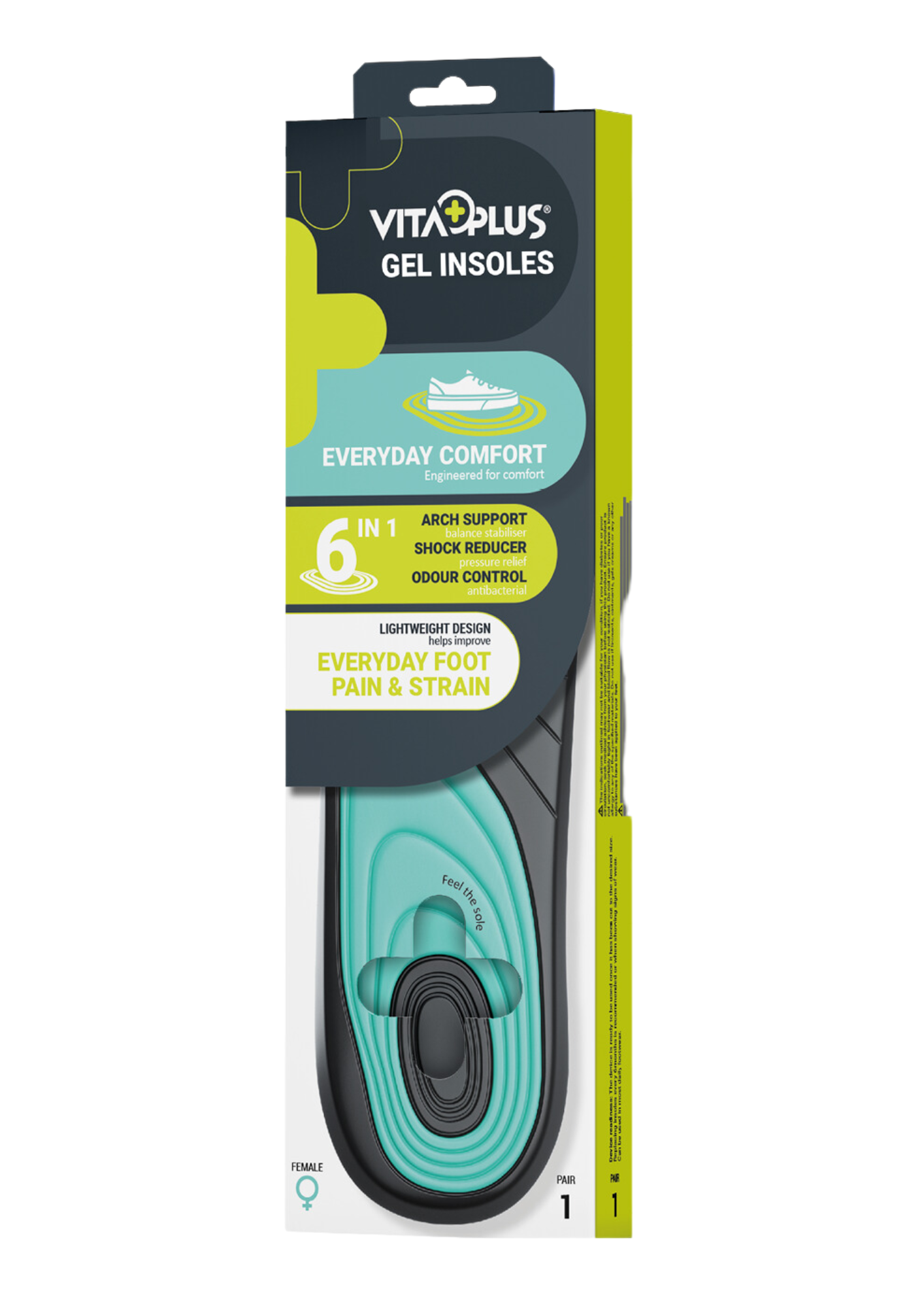 VitaPlus Everday Comfort Gel Insole