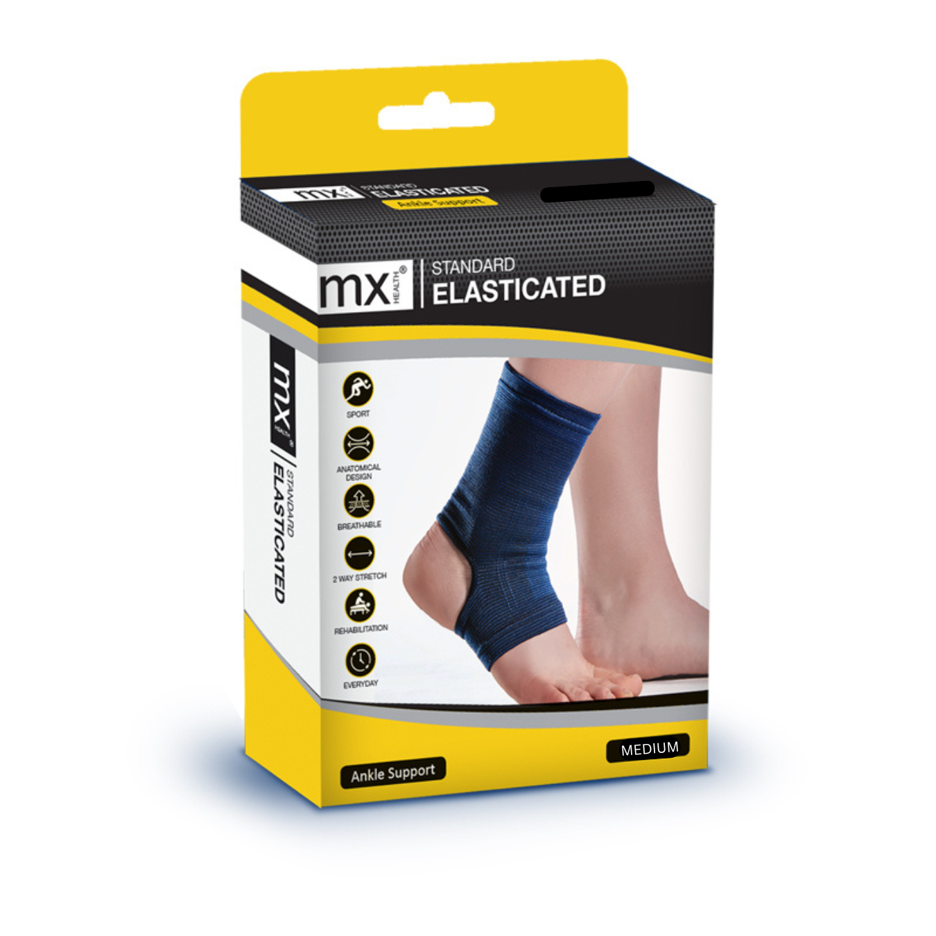 mx Health Standard Elasticated Ankle Support
