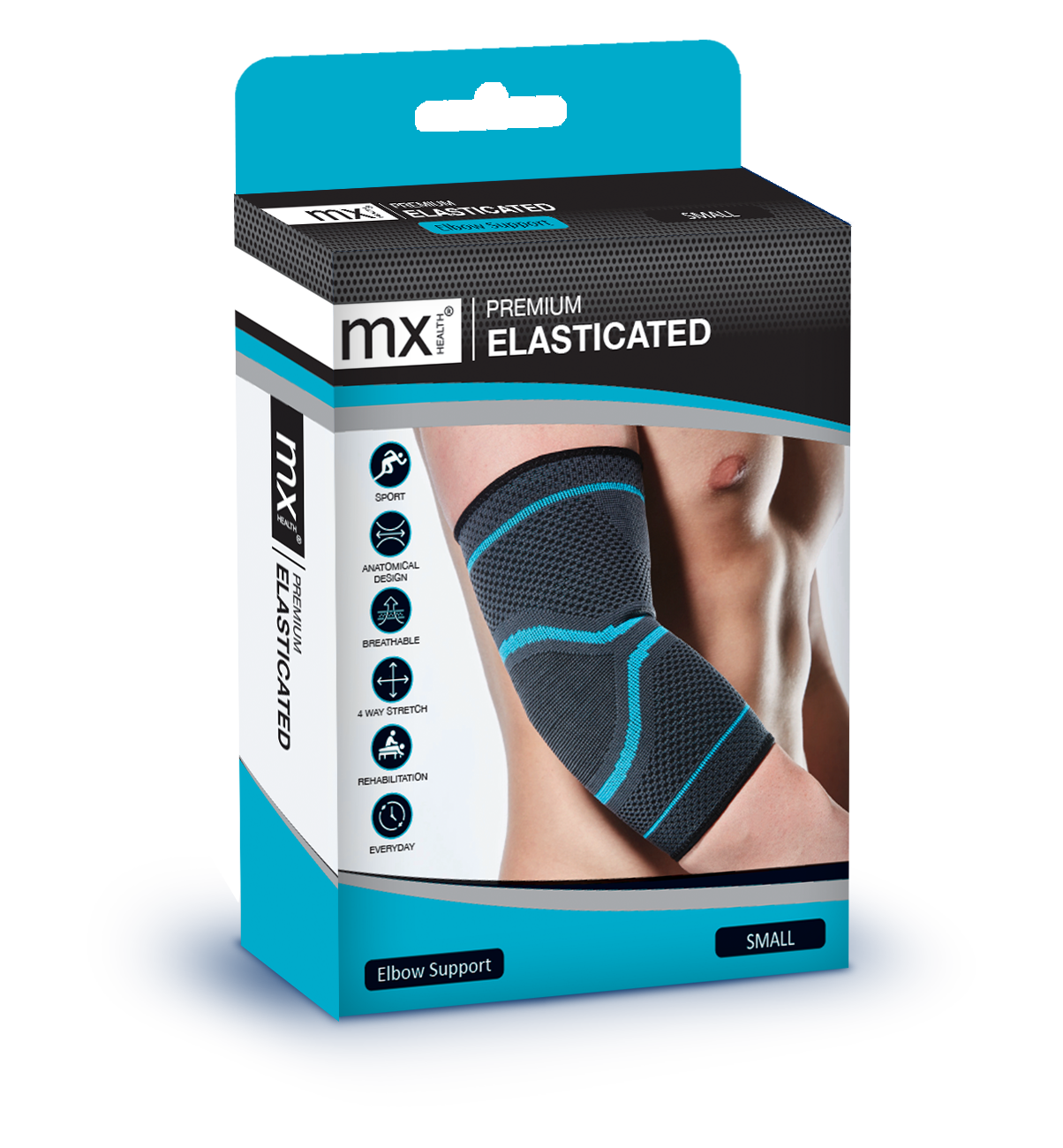 Mx Hand Support mx Health Premium Elasticated Elbow Support
