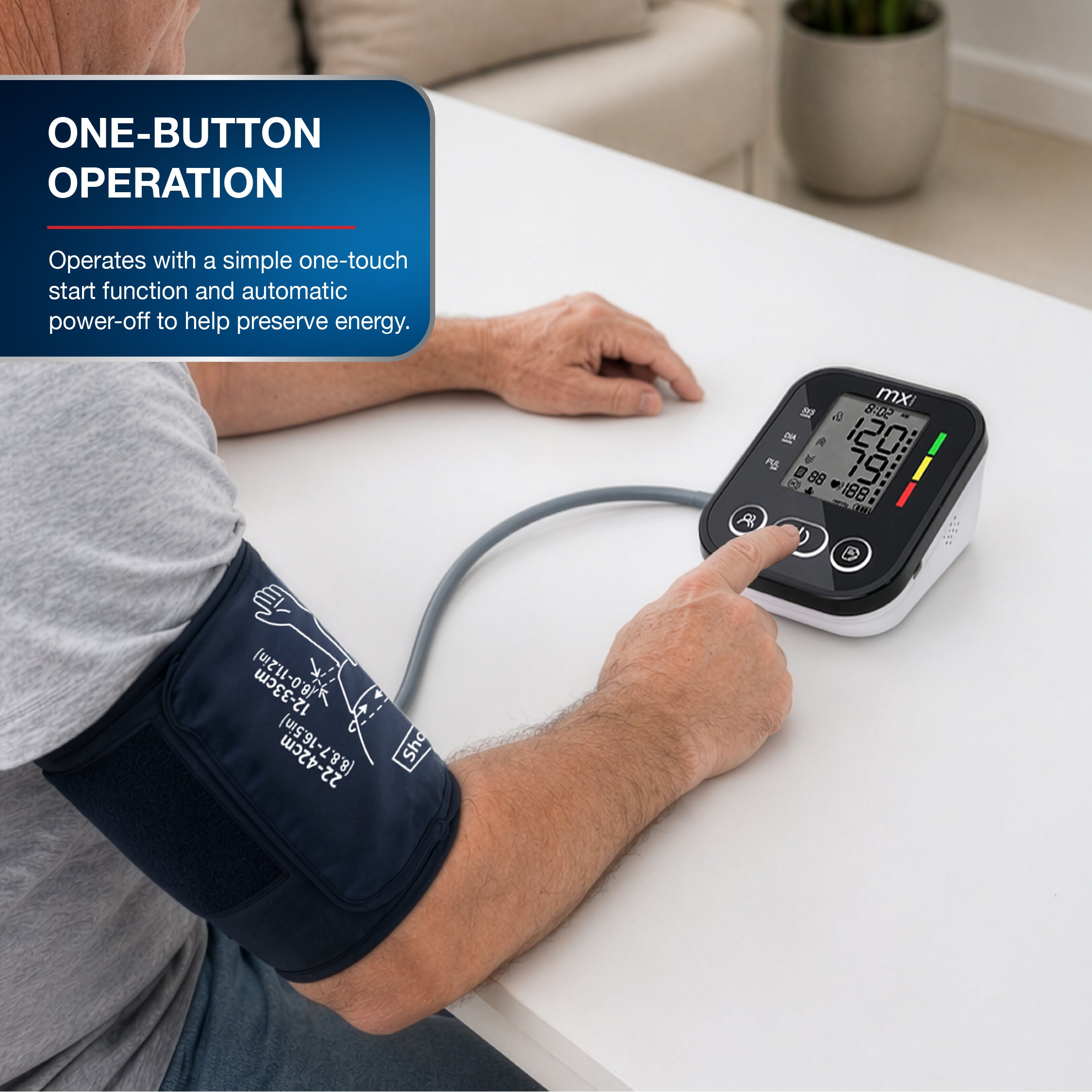 mx Health Lite Digital Blood Pressure Monitor