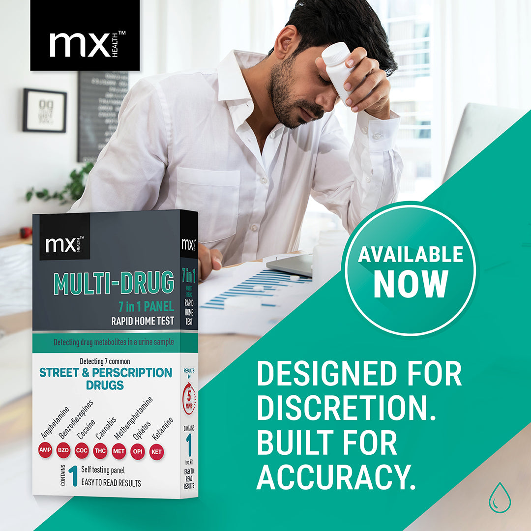 mx Health Multi-Drug 7 In 1 Panel Rapid Home Test Kit