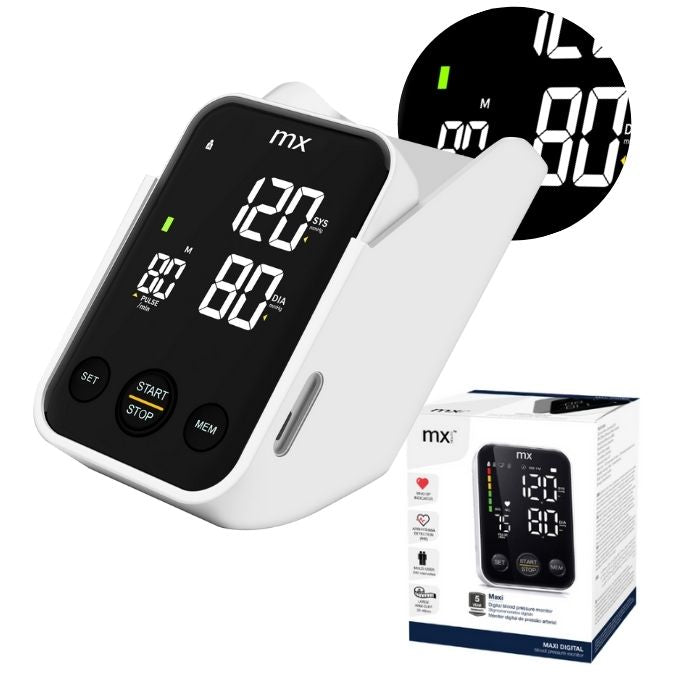 MX Health MAXI Blood Pressure Monitor - Digital