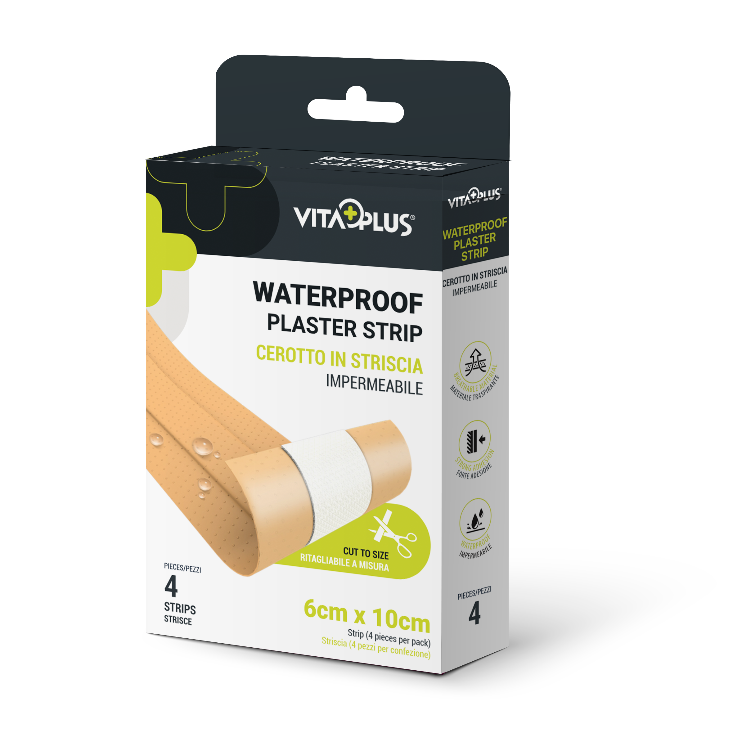 VitaPlus Waterproof Strip Plasters (4PCS)