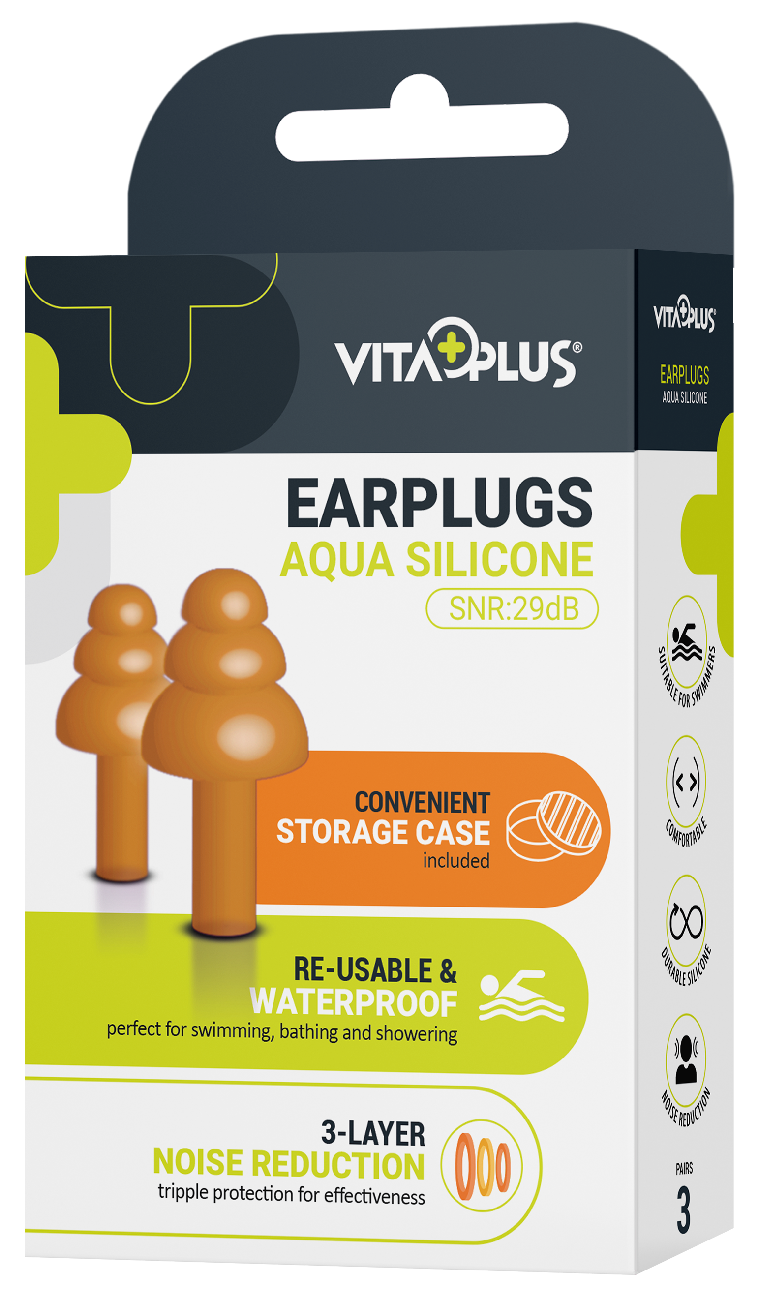 VitaPlus Earplugs (3 Pairs)
