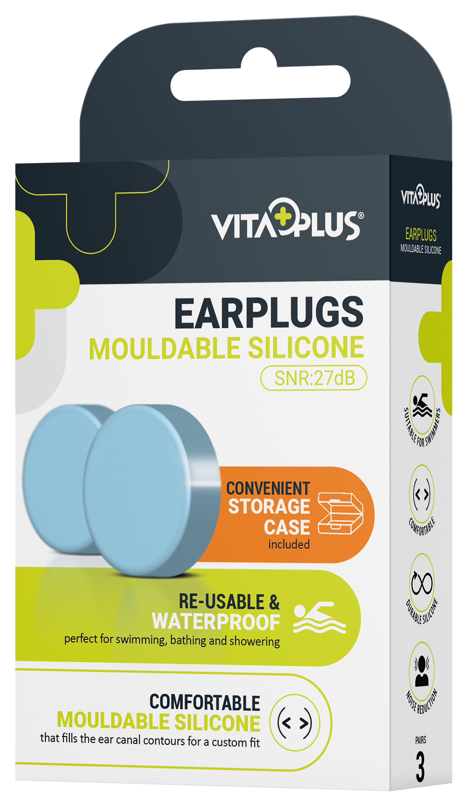 VitaPlus Earplugs (3 Pairs)